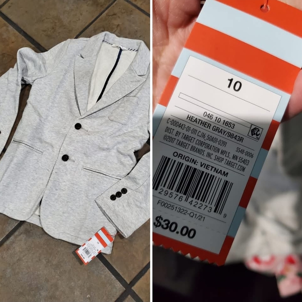 🆕️Heather Gray Boy's Sweater Blazer